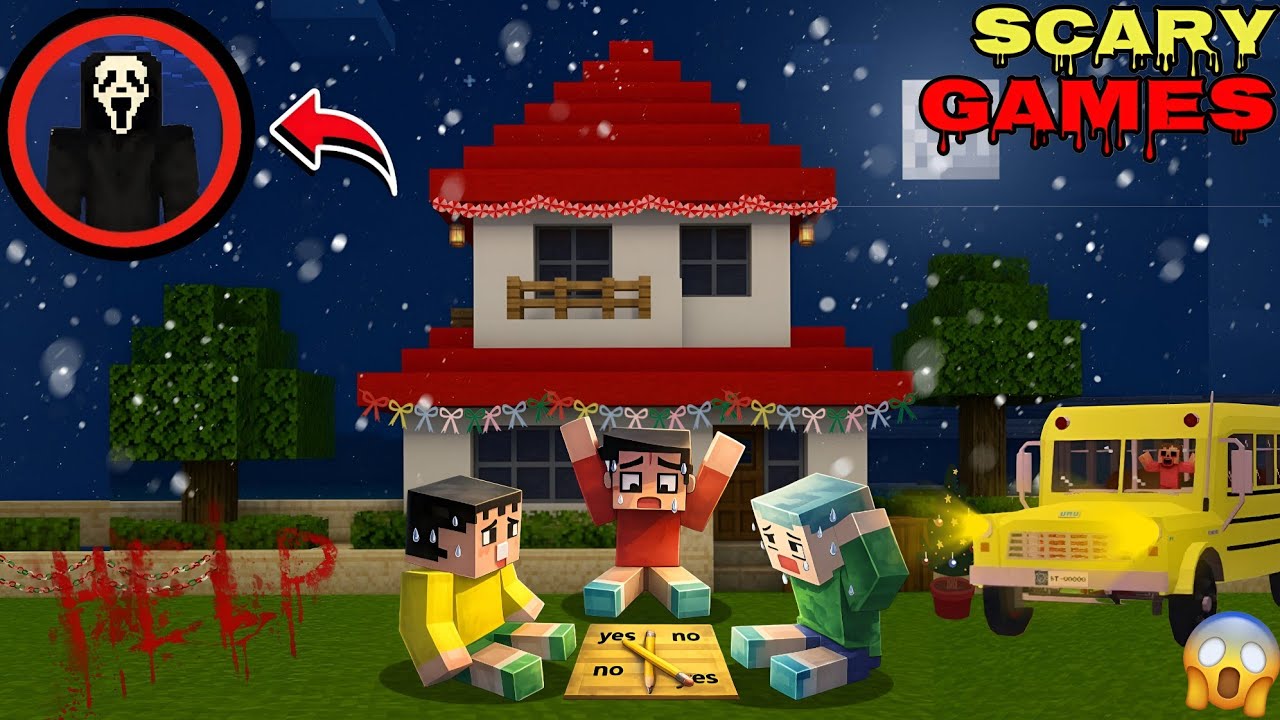 SHINCHAN Playing HORROR Game CHARLIE CHARLIE In Minecraft😨😱