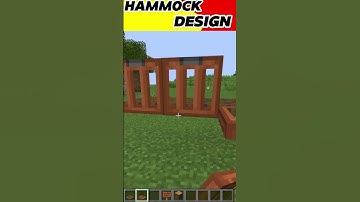 MINECRAFT HAMMOCK DESIGN