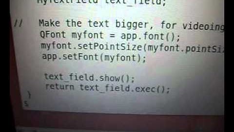 QT C++ Program with Text Input Box, Buttons and Label.