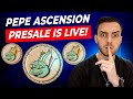 Don't Miss Out! Pepe Ascension (PEAP) Presale Ending Soon - 30% Bonus + 2x Tokens!