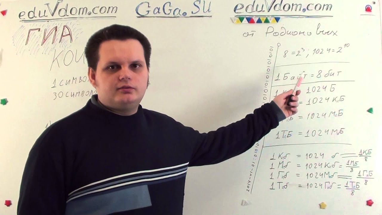 Информатика ГИА / ОГЭ : в1 01 - YouTube