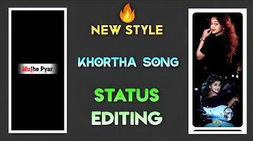Hindi Shayari x Khortha Song Status Video Editing | 2 Photo Layer Status Editing Alight Motion