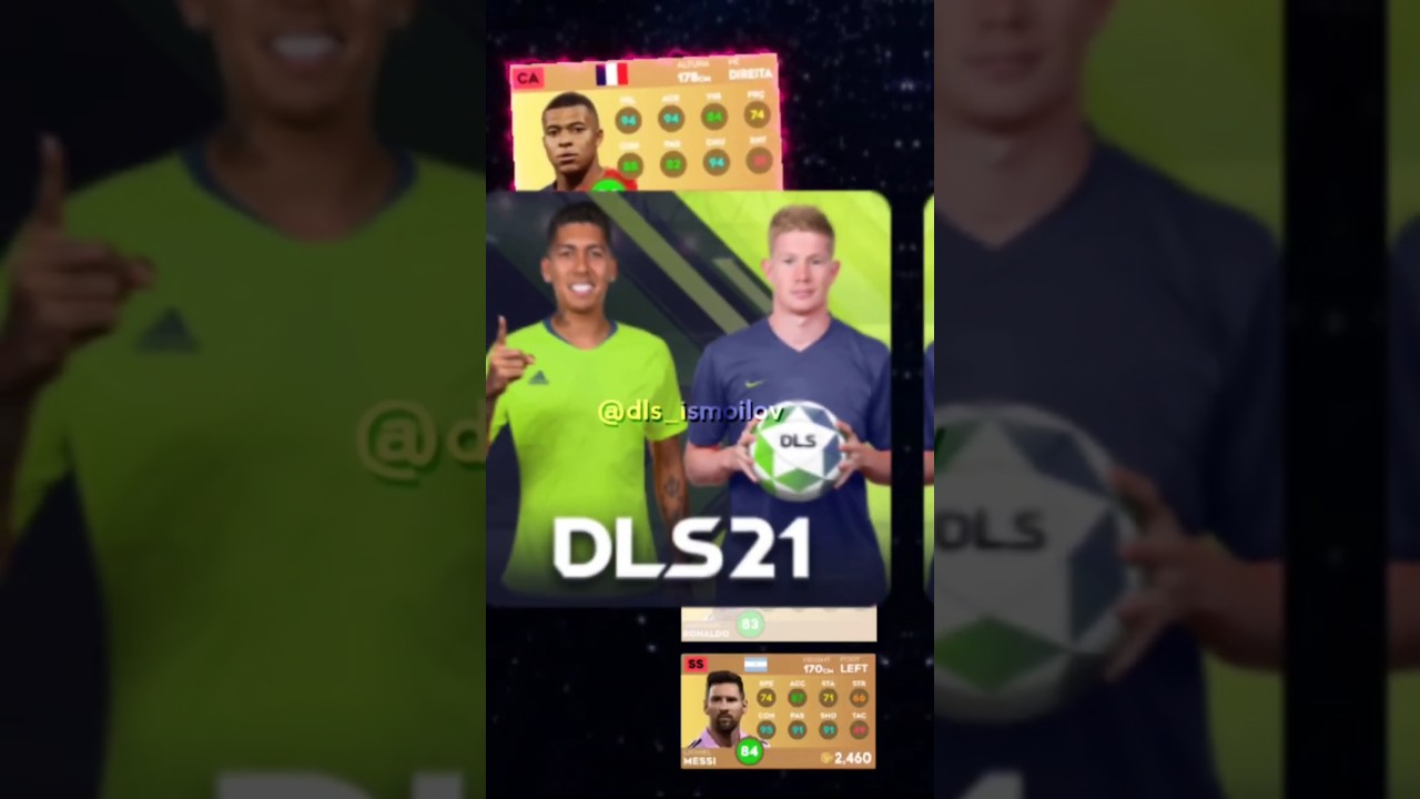DLS RONALDO MESSI VS HALAAND MBAPPÉ 