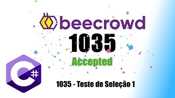 1035 - Teste de Seleção 1 beecrowd (Solução em C#)