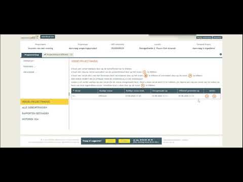 Instructiefilm Omgevingsloket: projectinhoudversies