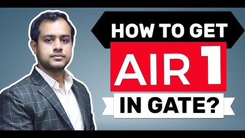 How to Get AIR 1 in GATE Exam? | Preparation Strategy & Powerful Tips | Become GATE Topper | Ankit