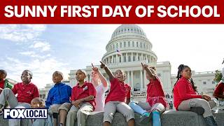 DC-area students head back to school with sunny, mild weather