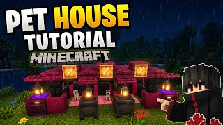 How to Build a Modern Pet House in Minecraft (No Mods)
