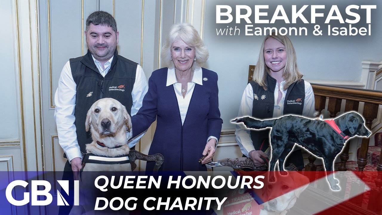 Queen Camilla URGES greater use of medical detection dogs