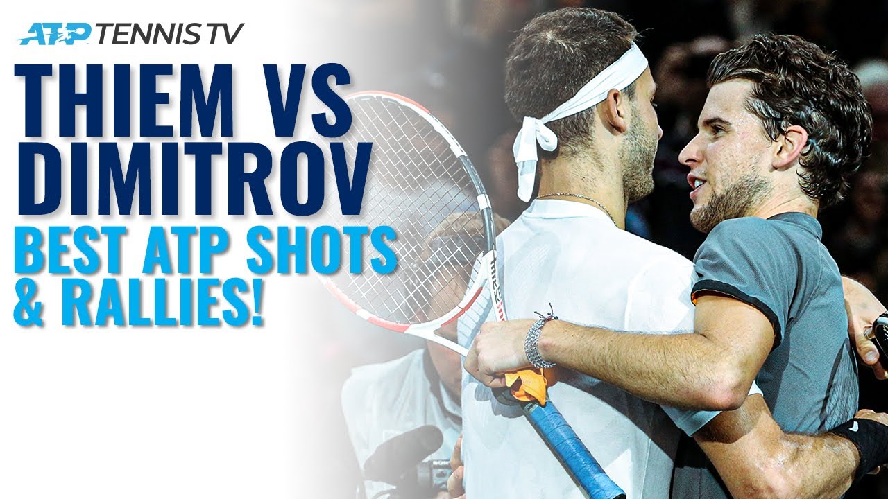 Grigor Dimitrov vs Dominic Thiem | Best ATP Shots & Rallies! - YouTube