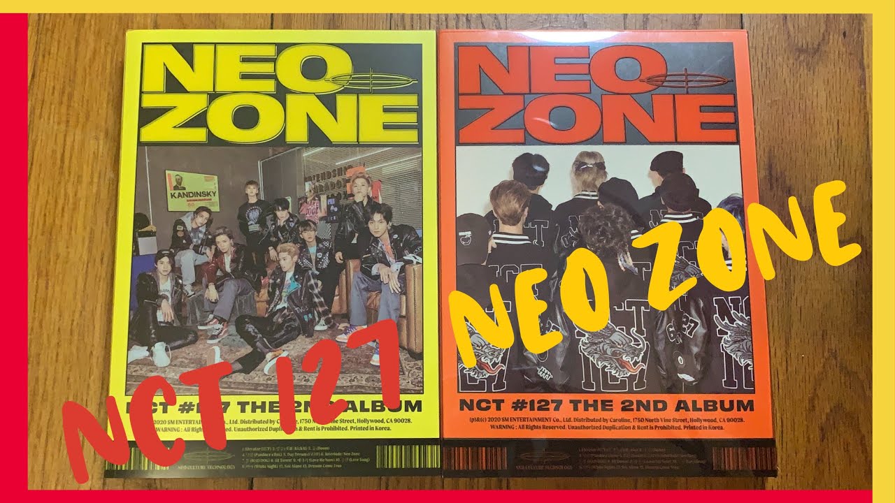Unboxing NCT 127 엔시티 127 Neo Zone 2nd Album[N&C Ver.] - YouTube