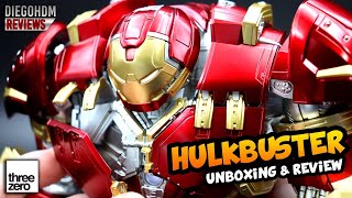 HULKBUSTER DLX Threezero Iron Man Unboxing e Review BR GIGANTE!