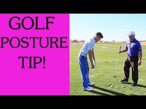 Golf Posture Explained - Simple Tip