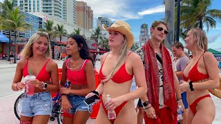 【4K】𝐖𝐀𝐋𝐊 ➜ FORT LAUDERDALE ☘️ Beach 🇺🇸 USA 🇺🇸 walking tour ! MIAMI