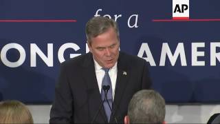 Jeb Bush announces end of his campaign