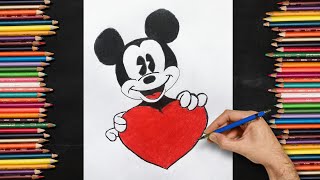 Mickey Mouse Çizimi (Çizim Zamanı)