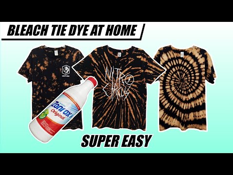 Bleach dye your shirt | Pinoy Version English Sub