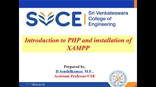 CS22076_U1_L1_1Introduction to PHP and XAMPP installation