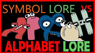 Symbol Lore VS ALPHABET LORE #alphabetlore #song #memes
