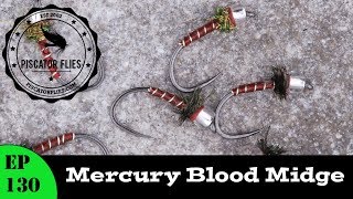 Fly Tying the Mercury Blood Midge (Pat Dorsey) - Ep 130 Piscator Flies PF