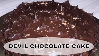 Devil chocolate cake | ganache icing best