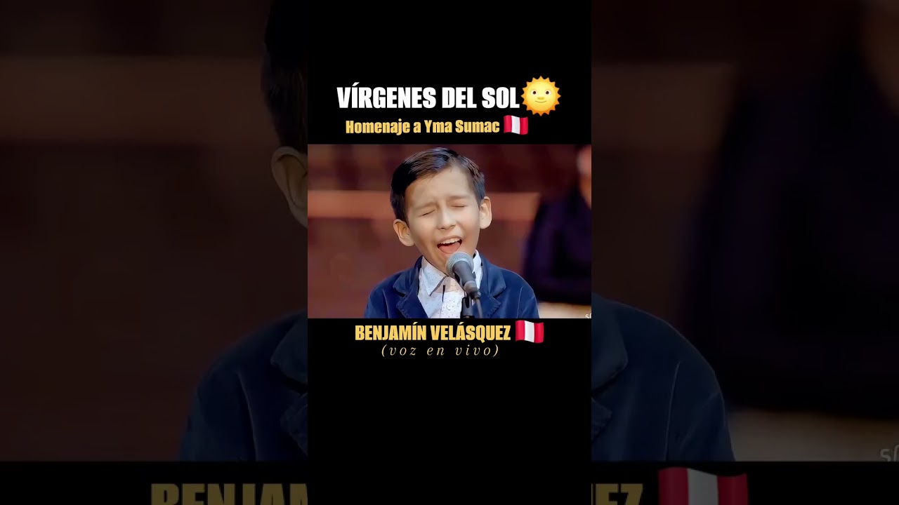 EXELENTE presentacion de Benjamín Velásquez homenaje a la reina Yma Sumac