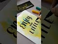 Watercolor background  quotes calligraphy  shorts calligraphy watercolor ytshorts viral