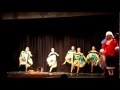 Csbs dancer perform cancan in local panto