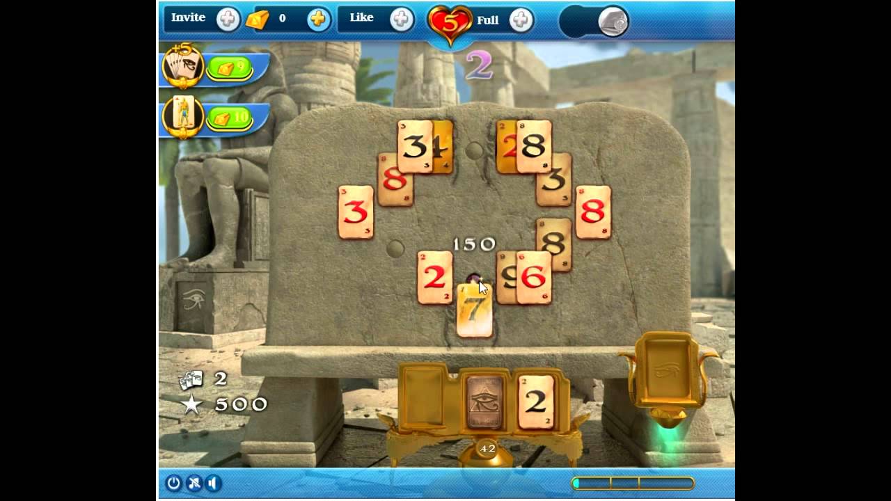Pyramid Solitaire Saga level 5, 3 stars 😈