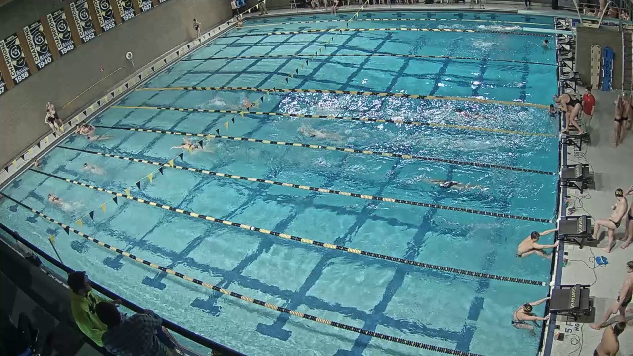 Gustavus Swimming and Diving hosts Hamline YouTube