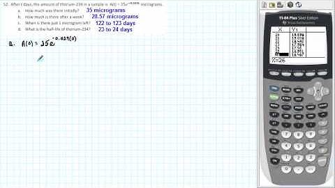 1105 RP2 052 - Constructing and Using an Exponential Decay Model