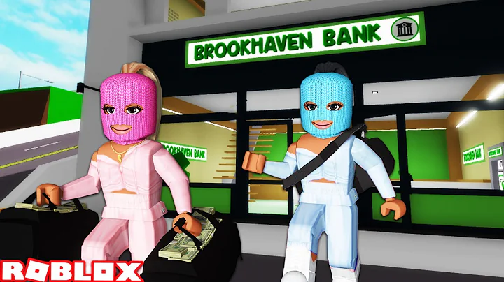 TWINS ROB THE BANK IN BROOKHAVEN  | Roblox Roleplay