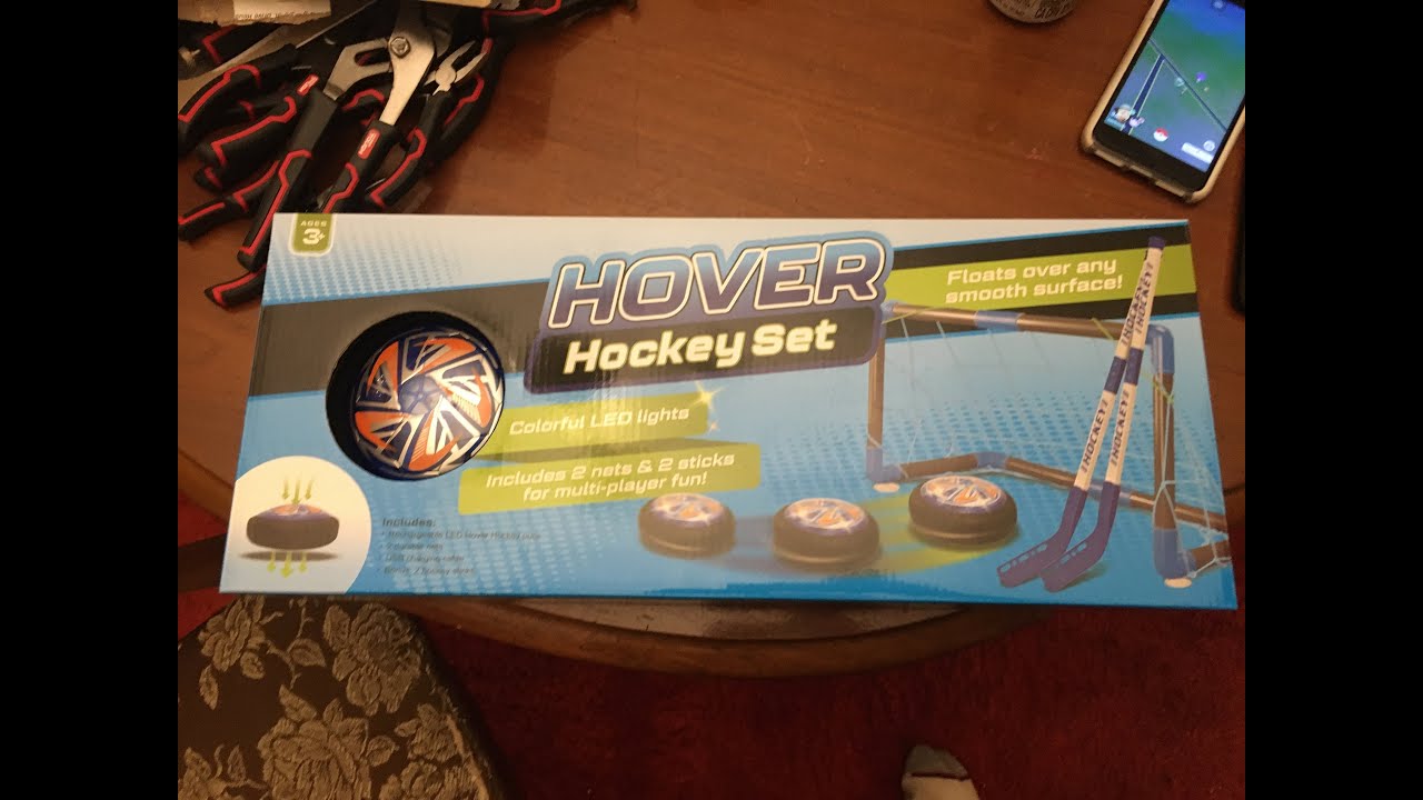 Walmart Clearance Hover Hockey Set unboxing test YouTube
