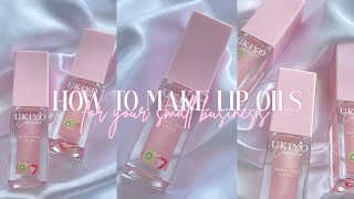 HOW TO MAKE DIY LIP OIL HYDRATORS ♡ | ENTREPRENEUR LIFE EP.1