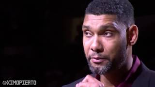 Tim Duncan Full Speech | Jersey Retirement Ceremony | December 18, 2016