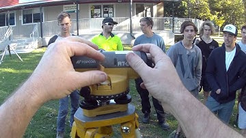 Setting up an Automatic Level #buildingeducation #diy #surveying