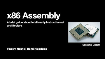 x86 Assembly Language by Vincent Nakhle & Henri Nicodeme