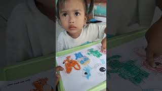 mbak anja usia 3t mewarnai part1