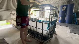 How to make an IBC wicking bed for $200 in 4 hours