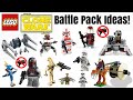 10 Clone Wars Battle Packs that LEGO Should Make! Lego Star Wars Set Ideas!