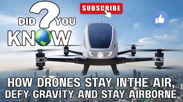 How Drones Stay inThe Air Defy Gravity  And Stay Airborne #HowDronesFly #DroneTechnology #AerialTech