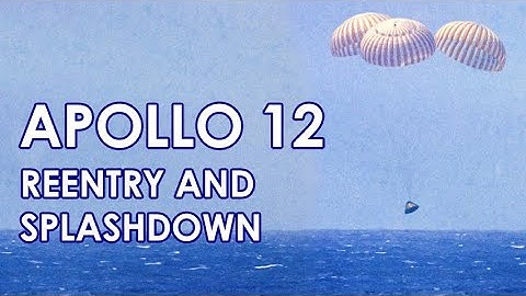 APOLLO 12 - Reentry & Splashdown - Film + TV (1969/11/24)