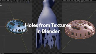 Holes from Textures - Blender Secrets Wealth