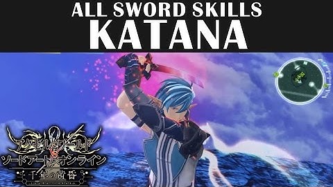 Katana All Sword Skills - Accel World vs Sword Art Online