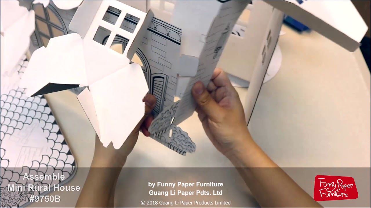 Assembling Mini Rural House 
