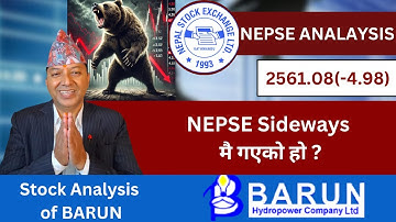 NEPSE Technical Analysis/NEPSE Daily Update/NEPSE Chart Analysis/BARUN Analysis/Raju Paudel