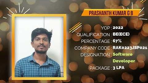 JSPIDERS BASAVANAGUDI | STUDENT TESTIMONIAL | PLACED AS SOFTWARE DEVELOPER