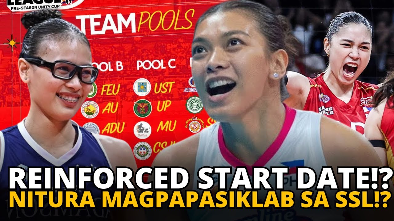 PVL Reinforced MAY START DATE NA!? SSL, Walang LA SALLE!? NU Mag-4 Peat Kaya? O MAGBIBIDA ang AdU?