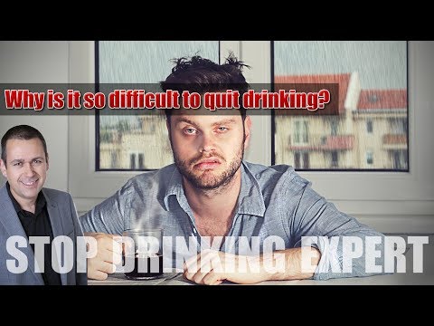 Why is it so difficult to quit drinking, escape alcoholism and get healthy?