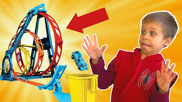 Hot Wheels Track Builder - New Unlimited Triple Loop Kit